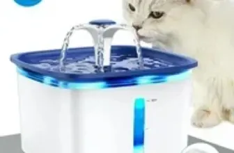 Ophanie 95oz Pet Water Fountain with Anti-Slip Mat for $17.99