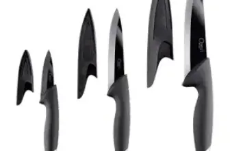 Ozeri Elite Chef Black Ceramic Knife Set Now Only $9.99