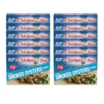 12-Pack Pacific Pearl Fancy Smoked Oysters for $14