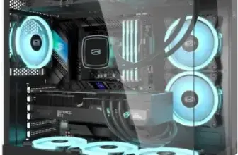 PCCOOLER C3T500 ARGB Mid Tower ATX/MATX PC Case for $63