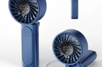 Peiyuu 4000mAh Rechargeable Handheld Mini Fan for $6.99