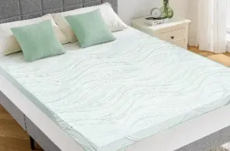 PERLECARE 3-Inch Dual Layer Gel Memory Foam Mattress Topper with Bamboo Cover for $34.99