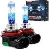 2-Pack Perpotao H11 12V 55W Halogen Headlight Bulbs for $19.49