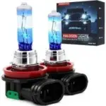 Perpotao H11 12V 55W Halogen Headlight Bulbs (2-Pack) for $19.49