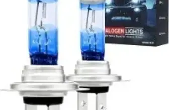 Perpotao H7 12V 55W Halogen Headlight Bulbs (2-Pack) for $13.29