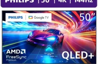 Philips 50″ QLED 4K UHD Gaming Smart TV for $198