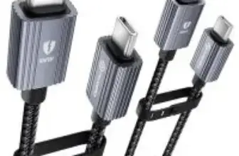 Phixero 6.6ft 100W USB-C to USB-C Cable (2-Pack) for $4.89