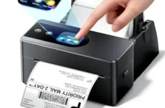 Phomemo PM64D Wireless Thermal Label Printer with Touch Screen for $60
