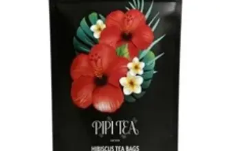 PiPi Tea Organic Hibiscus Tea Bags – Caffeine Free Herbal Tea for $12.92