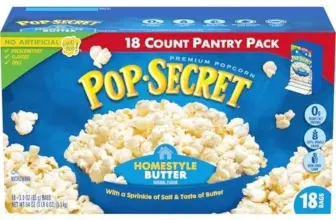 Pop Secret Homestyle Butter Microwave Popcorn, 18-Pack for $4.83