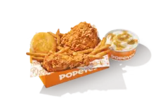 Popeyes Big Box Meal: 2Pc Signature Chicken or 3Pc Tenders for $6