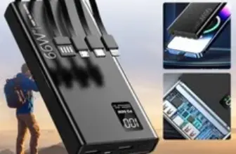 Portable 66W 40000mAh Power Bank – $29.99