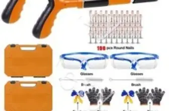 Portable Concrete Nailer Nail Gun + 100 Nails – $28.99
