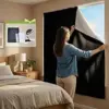 PTAZSCTC Black Out Window Cover Curtains 79×57 inches for $6.44