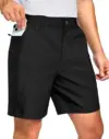 Pudolla Men’s Stretch Breathable Golf Shorts – Now $14.83