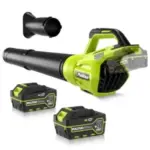 PULITUO 500CFM Cordless Leaf Blower with 2 Batteries for $30