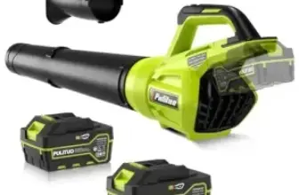 PULITUO 500CFM Cordless Leaf Blower with Batteries for $40