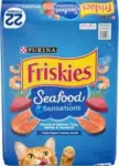 Purina Friskies Seafood Sensations Dry Cat Food 22-Lbs for $16