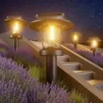 Pywut Outdoor Solar Pathway LED Lights (8-Pack) Now $24.99