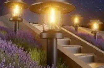 Pywut Outdoor Solar Pathway LED Lights (8-Pack) Now $24.99