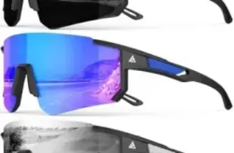 3-Pack QALLY Polarized Sports Sunglasses with UV400 Protection for $9.99