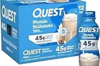 Quest Nutrition Vanilla Protein Shakes 12-Count for $27.70