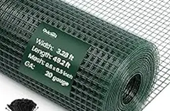 Quictent 1/2 Inch Hardware Cloth 40in x 50ft for $39.89