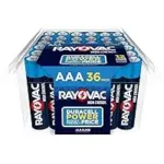 36-Count Rayovac High Energy AAA Batteries for $5.99