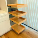 Rebrilliant Prestridge Solid Wood Pull Out Cabinet Organizer for $50 $50.00