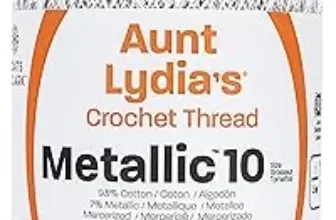 Red Heart Metallic Crochet Thread – 10 for $2.25