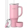 Renoj 40oz Insulated Mug with 2 Straws – Now Only $5.99