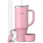 Renoj 40oz Insulated Mug with 2 Straws – Now Only $5.99