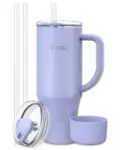 Renoj 32 oz Leak Proof Insulated Water Bottle with Handle for $9.49