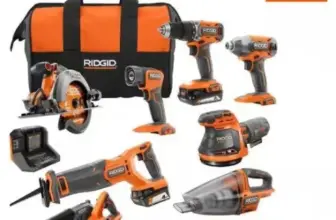 RIDGID 18V Cordless 10-Tool Combo Kit Now $279.65
