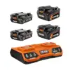 RIDGID 18V Starter Kit with 2Ah Battery Now $169.00