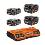 RIDGID 18V Starter Kit with 2Ah Battery Now $169.00