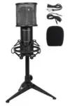 Rockville RCM01 Podcasting Microphone with Mount and Desk Stand for $59.95