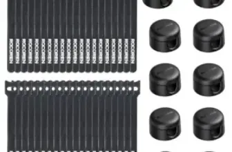 50-Piece Rocoren Cable Management Kit for $7.79