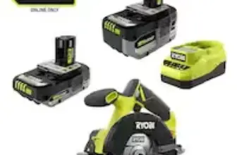 RYOBI ONE+ 18V Circular Saw Kit with 2 Batteries & Charger for $99.00