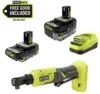 Ryobi ONE+ 18V Cordless 3/8 in. Ratchet Kit with Batteries and Charger for $99 $99.00