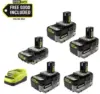 RYOBI ONE+ 18V High Performance Kit with (2) 4.0 Ah Batteries and Charger for $199 $199.00