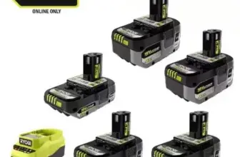 RYOBI ONE+ 18V HP Battery Kit with 4x 4.0Ah and 1x 2.0Ah Batteries for $199 $199.00