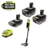 RYOBI ONE+ HP 18V Starter Kit with 2 Batteries and Vacuum for $199.00