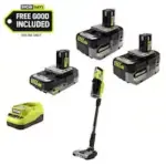 RYOBI ONE+ HP 18V Starter Kit with 2 Batteries and Vacuum for $199.00