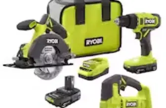 RYOBI ONE+ 18V Cordless 2-Tool Combo Kit with Jig Saw – $129.00