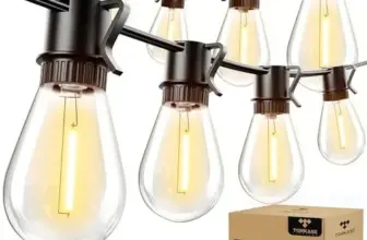 50FT Outdoor Waterproof LED String Lights with Shatterproof Bulbs for $13.99
