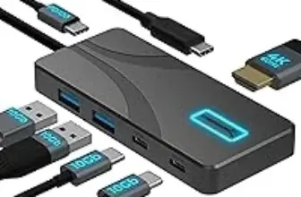SABRENT 5-in-1 USB-C Docking Station Hub for $14.97