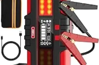 SAFEMATE Portable Battery Jumper Starter with 2500A Peak Power for $24.95