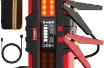 Safemate PJS06 2500A Car Battery Jump Starter for $24.95 – Supports Up to 8L Gas Engines