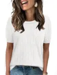 Sampeel Women’s Short Sleeve Sweater for $7.99